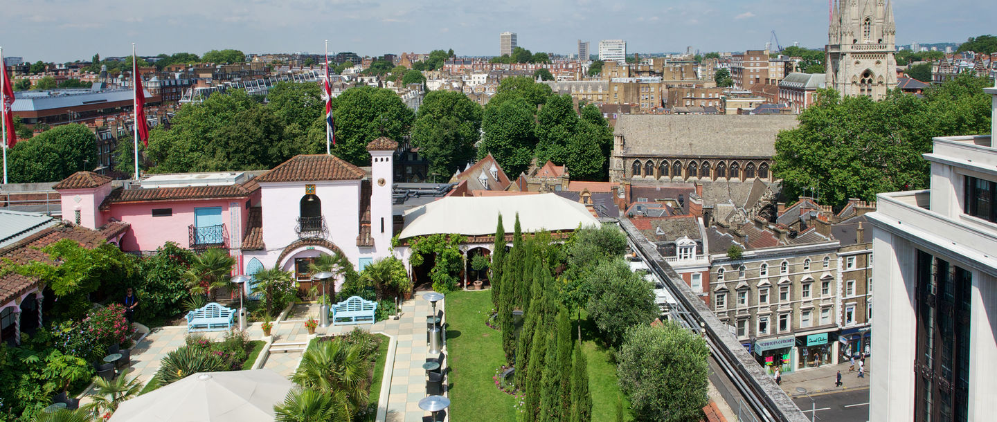Going Green Rooftop Garden Inspiration Sound Travels The Roof Gardens London